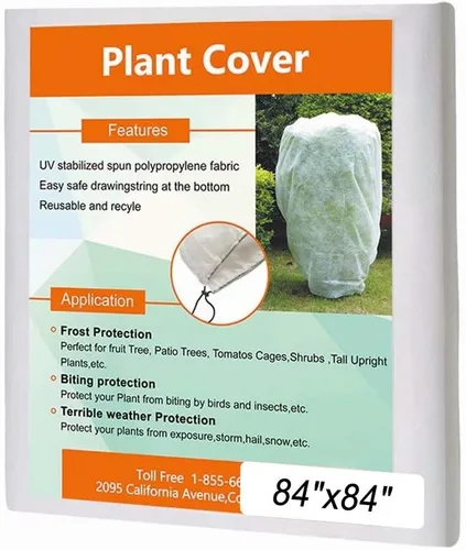 Vista 14 de Agfabric Cubiertas para Plantas Protección contra Heladas 0.55oz 34"x28" Cubierta para Arbustos, Cubierta de Árbol de Invierno para Extensión