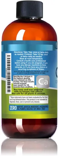Vista 6 de NutriNoche Suplemento líquido de calcio – 99.99% nano calcio cristalino ultra puro para mujeres, hombres y niños – Alternativa a citrato de calcio