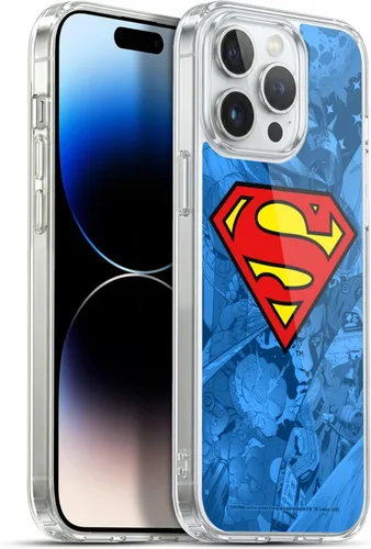 Vista 47 de Head Case Designs Funda de gel con licencia oficial de Superman DC Comics Collage Comicbook Art [protección de grado militar] compatible con Apple