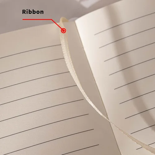 Vista 6 de TIEFOSSI Cuaderno de Diario A5 - Cuadernos de Tapa Dura Rayados para la Universidad para Mujeres - Papel Grueso de 100 g/m² 224 Páginas Numeradas