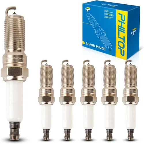 Vista 11 de PHILTOP Bujía de Chispa IFR6T11 Paquete de 6 Doble Iridio, Compatible con Highlander, Corolla, Camry, Avalon, 4Runner, xB, tC, MR2, Matrix, Previa