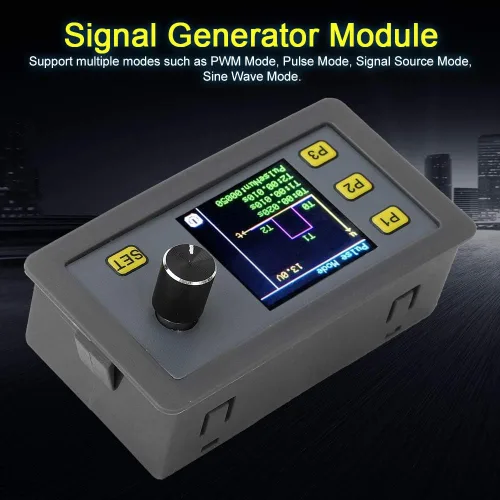Vista 4 de Generador de pulsos PWM Módulo ajustable 4-20mA 2-10V Generador de señal con pantalla LCD para calibración de prueba de función