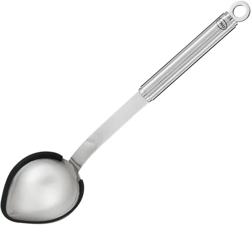 Vista 9 de Rösle Acero inoxidable, cuchara de cocina ranurada, silicona completa