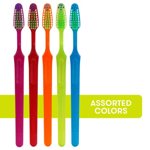 Vista 3 de Reach Crystal Clean - Cepillo de dientes con cerdas suaves, 1 unidad, (paquete de 6)