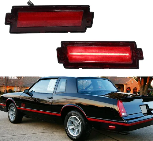 Vista 18 de Para 1981 1982 1983 1984 1985 1986 1987 1988 Chevy Monte Carlo SS luzes de señalización de marca de parachoques lateral ámbar Led Lente Ámbar Lente