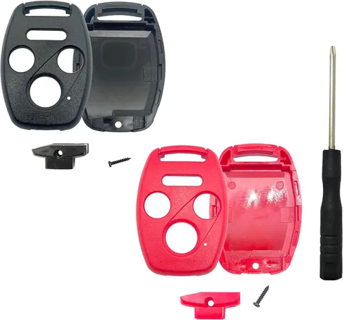 Vista 8 de Sin corte Reemplazo de funda para llave Honda 2003-2012 Accord 2005-2010 Civic 2005 2006 CR-V Pilot Ridgeline Oldyssey, llave de entrada sin llave