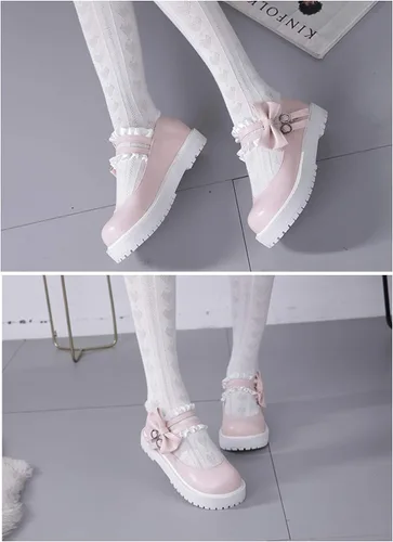Vista 3 de BB BEROBELLO FASHION IS AN ATTITUDE Zapatos planos japoneses Sweet Lolita Maid Cosplay Mary Jane