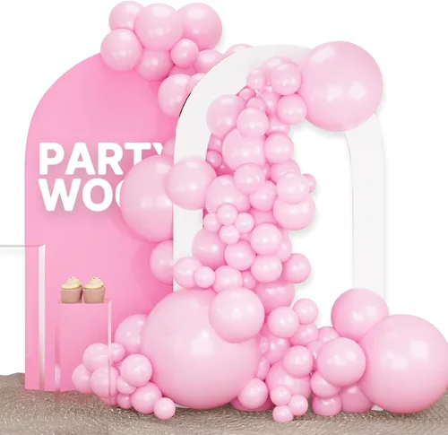 Vista 95 de PartyWoo - Globos de color albaricoque retro, 120 unidades de 5 pulgadas, de látex, para arco de globos, decoración de fiesta y de cumpleaños