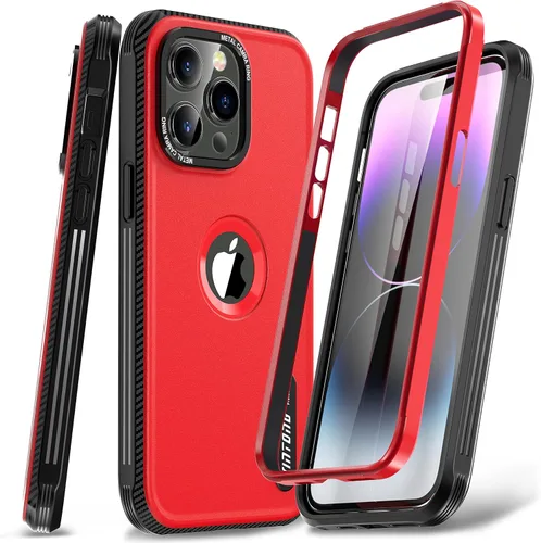 Vista 11 de WINTONG Funda magnética compatible con iPhone 13 Pro Max de 6.7 pulgadas, protección de cuerpo completo, resistente a prueba de golpes, funda rígida