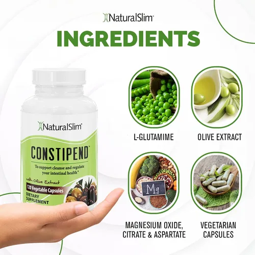 Vista 9 de NaturalSlim, Alivio del estreñimiento, Ablandadores de heces Constipend, Limpiador de colon para mujeres y hombres con citrato de magnesio