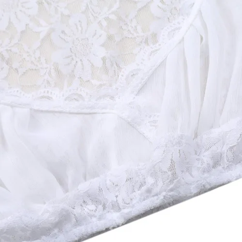 Vista 5 de Shireake - Blusa de encaje para mujer con diseño tradicional de Oktoberfest