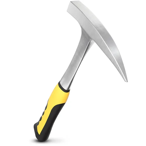 Vista 17 de Rubber Mallet Hammer 8 Oz, Soft Face Non-Marring Head (Orange)