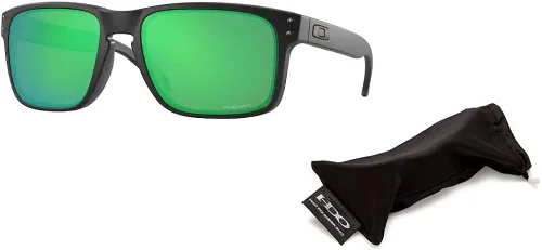 Vista 3 de Oakley Holbrook Asian Fit OO9244 - Gafas de sol de puente bajo para hombre + correa de paquete + kit de cuidado iWear de diseñador