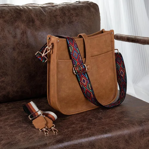 Vista 2 de Montana West Bolsos cruzados para mujer, diseño de moda, con correa ajustable para guitarra