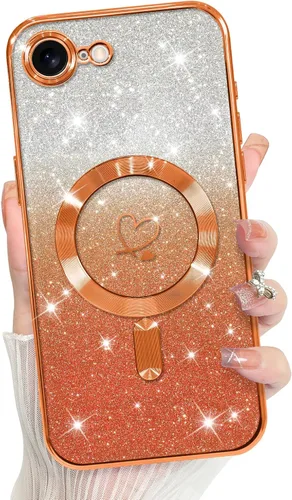 Vista 96 de Bonoma Compatible with iPhone 17 Pro Max Case 2025 Heart Checkered -Gold A cuadros-oro