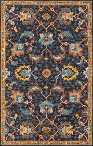 Vista 8 de Momeni Alfombra de lana Ibiza 3' X 5' Azul