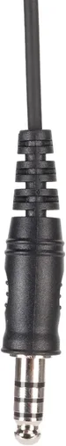 Vista 7 de Emoshayoga Auricular para casco de motocicleta, transmisión estable de 0.276 in. Enchufe de radio bidireccional, micrófono, sonido claro, a prueba