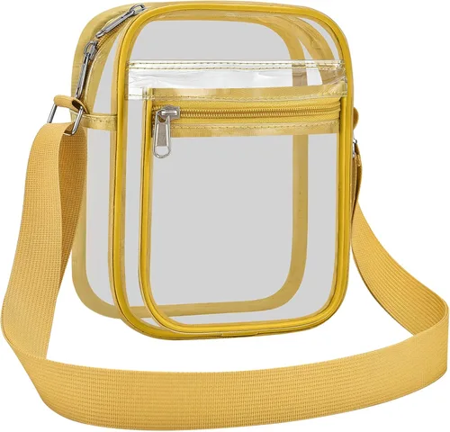 Vista 23 de USPECLARE Clear Bag for Stadium Events Clear Messenger Bag for Men and Women