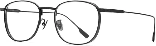 Vista 5 de FONEX Marco de lentes de titanio, marco óptico de miopía para hombres y mujeres 8517