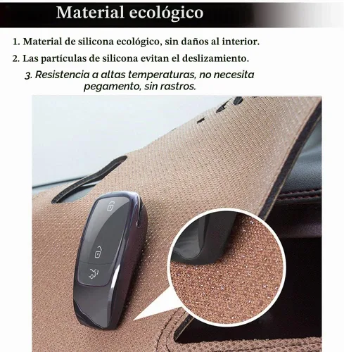 Vista 7 de Rifoda para Toyota Corolla Alfombrilla para Salpicadero Compatible con Corolla 2022 2021 2020 2019 Material de Cuero con Costuras Negras negro