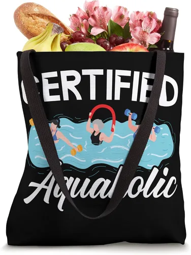 Vista 4 de Bolsa de mano certificada Aquaholic Water Aerobics Instructor Fitness