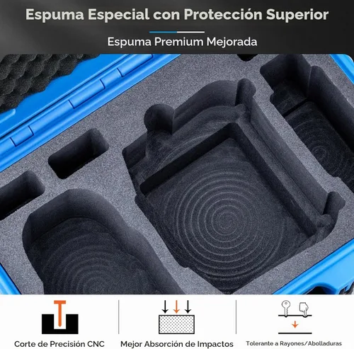 Vista 4 de Lykus Titan MM510 - Funda rígida impermeable para DJI Mini 5 Pro y RC2