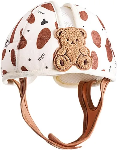 Vista 2 de Casco de seguridad para bebé, protector de cabeza de bebé transpirable para gatear y caminar, casco suave para bebés, anticolisión, ultraligero
