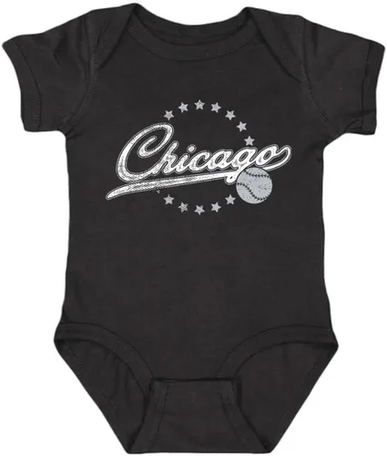 Vista 30 de Body para niños de estilo retro vintage para fanáticos del béisbol Arizona - Negro