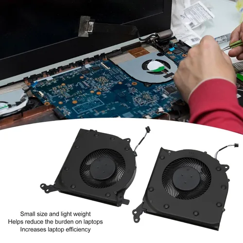 Vista 5 de Legion 5 15IMH05/15ARH05 Ventilador de refrigeración para CPU y GPU, 4 pines CC 5V