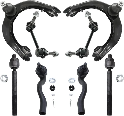 Vista 167 de Detroit Axle - Kit de brazos de control de extremo de 8 piezas para Toyota 2001-2003 Highlander 2002-2003 Camry Lexus ES300, 2 conjuntos de brazos