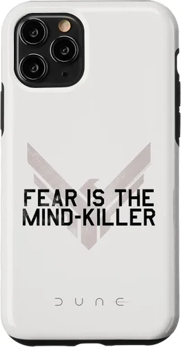 Vista 17 de iPhone 16 Pro Dune (2021) - El miedo es el asesino de la mente - Carcasa blanca Atreides
