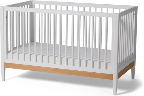 Vista 8 de Little Seeds Cuna convertible Clover 4 en 1, verde arboleda/natural