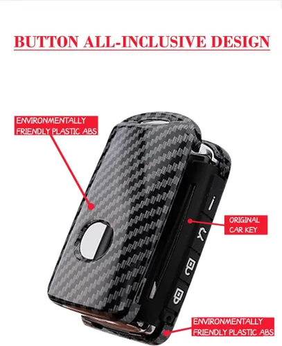 Vista 3 de ontto Funda para llavero compatible con Mazda 3 2019-2021, funda para llave de coche para Mazda 3 Hatchback CX-5 CX-30 CX-10 Smart Remote