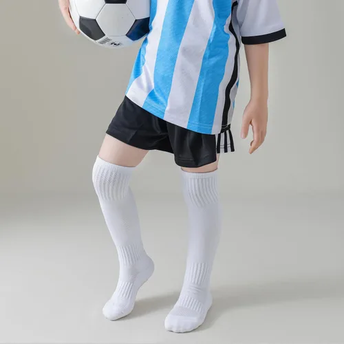 Vista 6 de EPEIUS Calcetines de fútbol para niños, antideslizantes, hasta la rodilla, calcetines deportivos con agarre deportivo, calcetines de fútbol