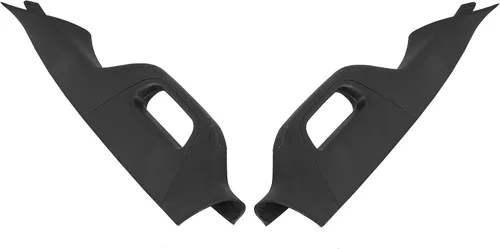 Vista 13 de HECASA Una manija de agarre de pilar, moldura interior derecha del lado del pasajero compatible con Ford F-250 F-350 F-450 F-550 Super Duty Negro