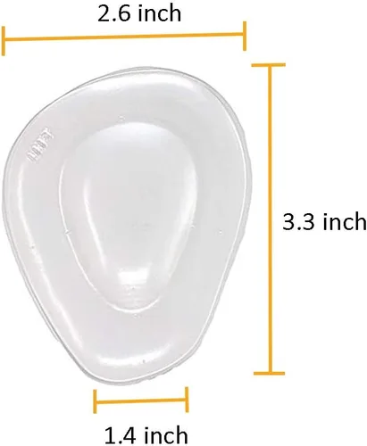 Vista 4 de Almohadillas metatarsianas, almohadillas de gel para el antepié, insertos adhesivos para zapatos para tacones, planos, botas, tenis, ajuste