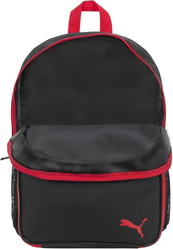 Vista 4 de Puma - Mochila y lonchera para niños Combo de mochila para almuerzo NegroRojo