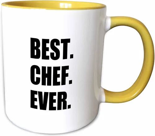 Vista 13 de 3dRose Best Chef Ever - Regalos de texto para los más grandes fanáticos de la cocina y la cocina del mundo, taza negra de dos tonos de 11 oz