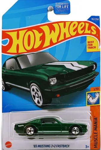Vista 6 de Hot Wheels 2022 - Mustang 2+2 Fastback '65 - Muscle Mania 1/10 [Verde] 192/250