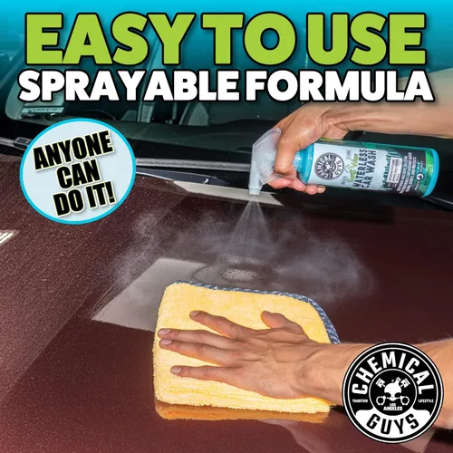 Vista 8 de Chemical Guys Swift Wipe - Aerosol rociable para lavado de autos sin agua, pulveriza y limpia para limpiar y dar brillo de forma segura a