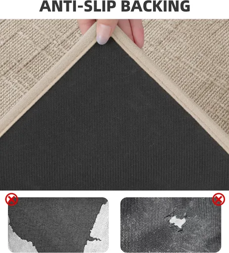 Vista 4 de YIHOUSE Tapete de baño antideslizante, absorbente, de secado rápido, para el suelo del baño, delgado, para debajo de la puerta, lavable de pelo bajo