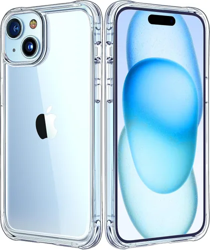 Vista 9 de Mkeke – Funda transparente para iPhone 11, antiamarilleo y con protección contra caídas de grado militar. Funda protectora transparente