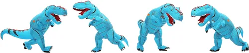 Vista 6 de FUNNY COSTUMES Disfraz de dinosaurio T-Rex para adultos, talla única