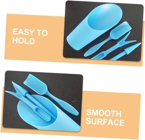 Vista 7 de COHEALI Succulent Planting Tool Set Blue PP Succulent Hand Tool Kit for Indoor Bonsai Transplanting Gardening Accessories