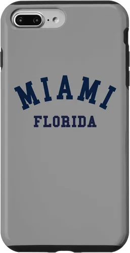 Vista 12 de Miami Florida USA State FL Varsity Style - Carcasa deportiva para iPhone 16