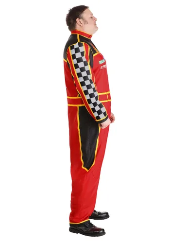 Vista 6 de Disfraz Talla Plus Uniforme de Equipo de Boxes de Cars de Disney y Pixar para Adultos Multicolor