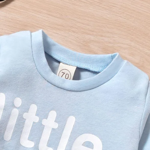 Vista 4 de Big Brother Little Brother Matching Outfits Big BroLittle Bro Long Shirt Pants NewbornToddler baby boy FallWinter Outfit