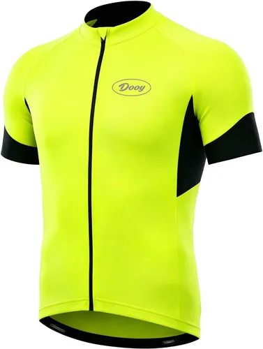 Vista 8 de CGLRbyO - Maillot de ciclismo de manga corta para hombre con bolsillos Negro03