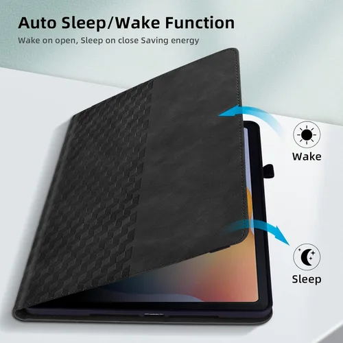 Vista 4 de Varohix Funda para iPad mini 5 2019, iPad mini 4 2015 pu cuero folio caso caso caso Smart cubierta multi-ángulo visualización con soporte de lápiz