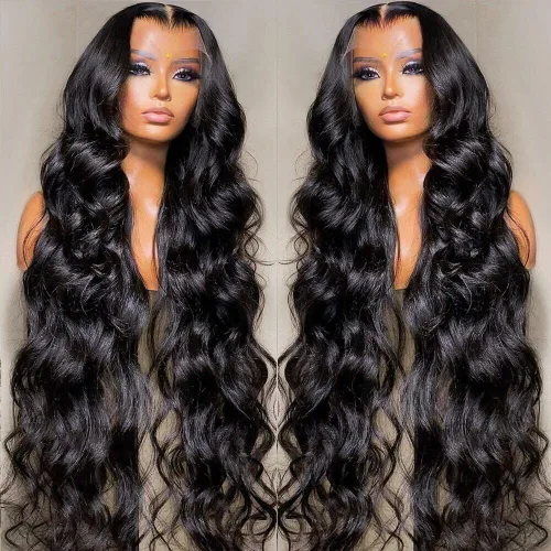 Vista 18 de Pelucas de cabello humano con encaje frontal 360 con cabello de bebé, pelucas de encaje frontal HD, densidad del 200%, pelucas de encaje frontal 360